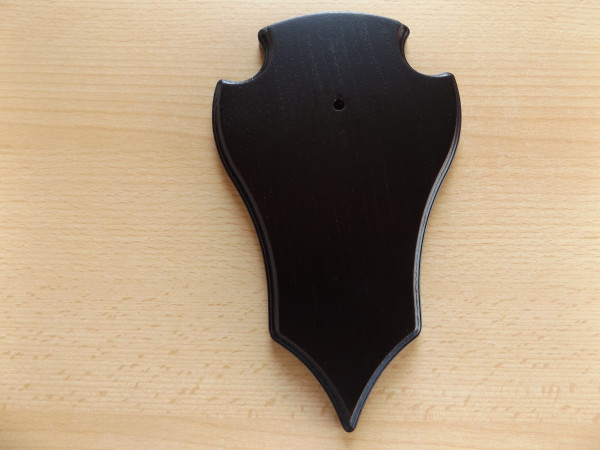 Trophäenschild Rehschild Eiche dunkel