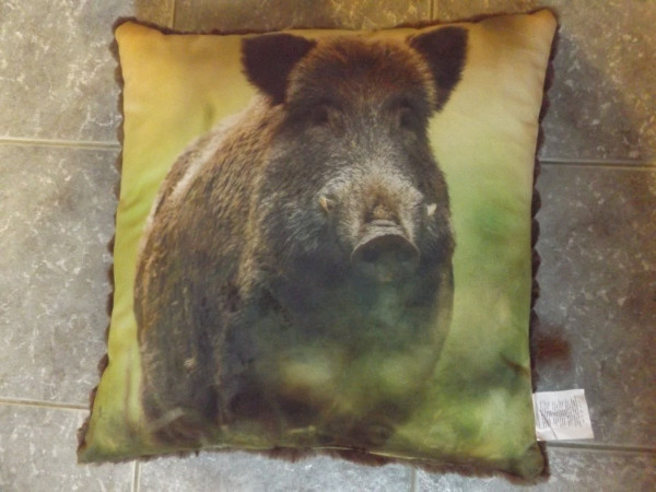Kissen Wildschwein 50x50 cm