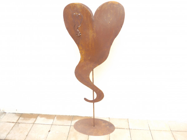 Deko Herz "Rost"