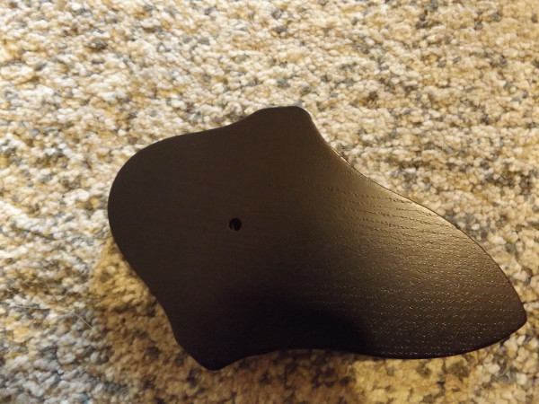 Trophäenschild Gams Eiche dunkel