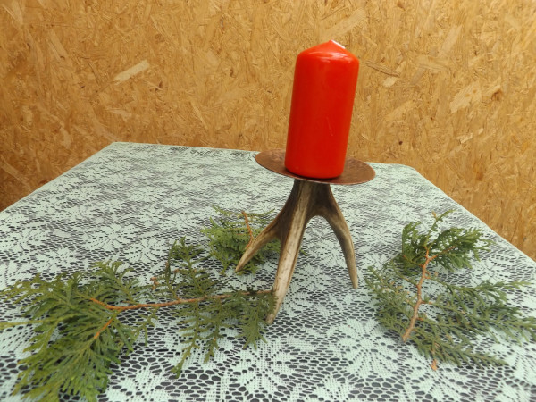 Kerzenhalter Kerzenständer Rehstange