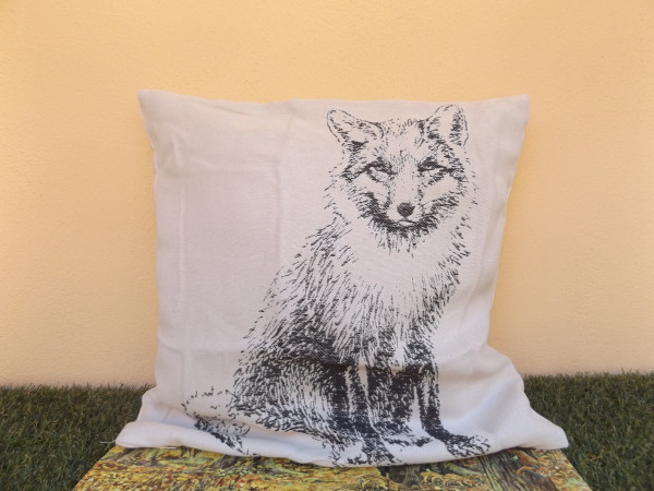 Kissen mit Fuchsmotiv