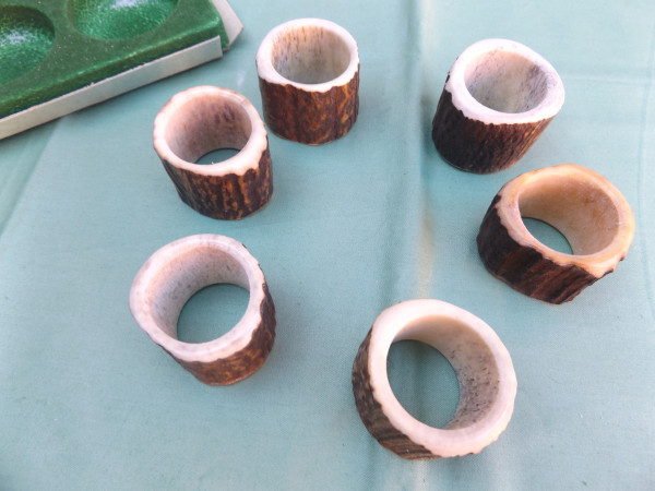 Serviettenringe Hirsch-Horn 6er Set