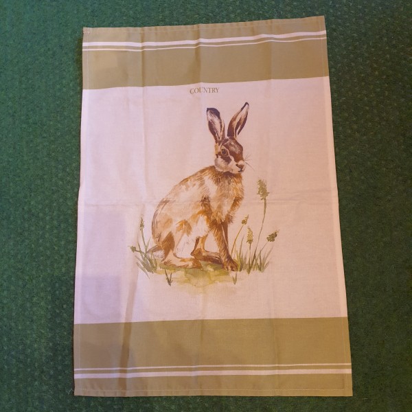 Kissenbezug Country Hase