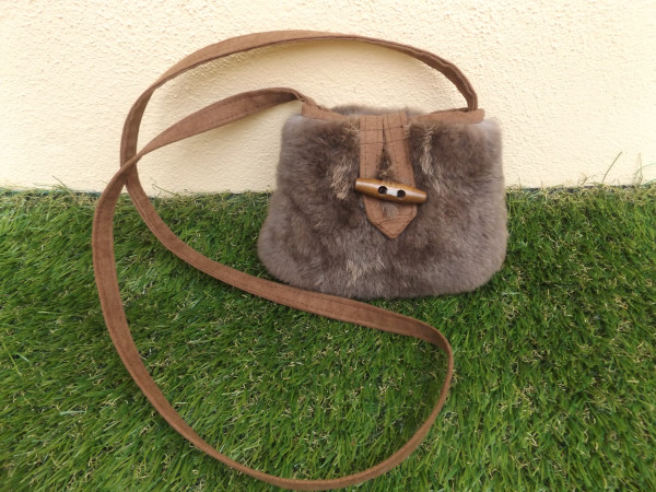 Tasche Kaninchenfell