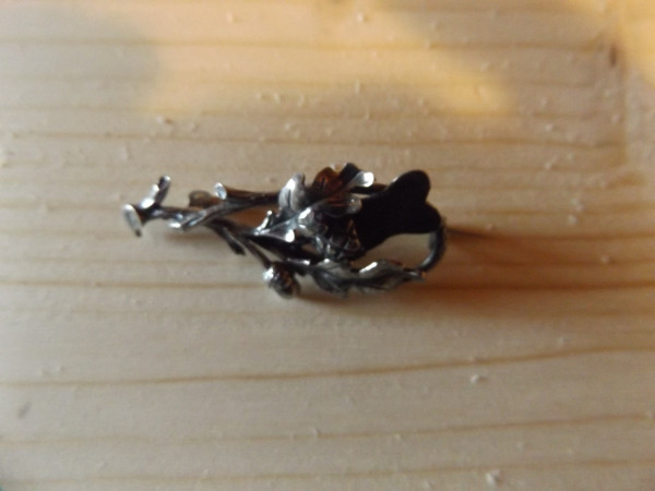 Brosche "Eichenlaub" für zwei Grandeln